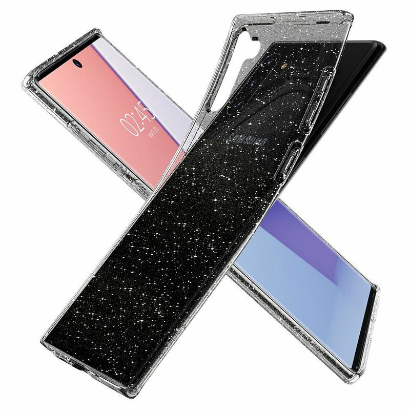 Husa Samsung Galaxy Note 10 5G Spigen Liquid Crystal - Glitter - Crystal Quartz