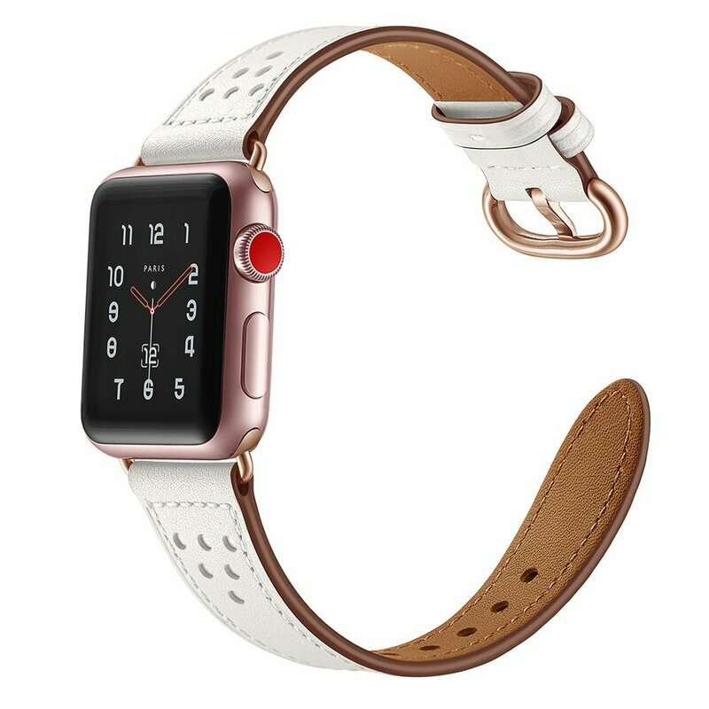 Curea Apple Watch 6 40mm Tech-Protect Milano - Alb