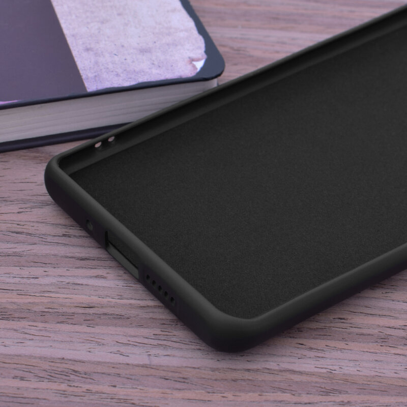 Husa Huawei P40 Lite E Mobster SoftTouch Lite - Negru