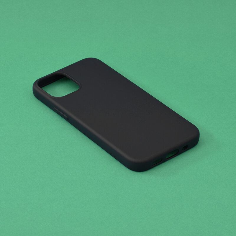 Husa iPhone 12 mini Mobster SoftTouch Lite - Negru