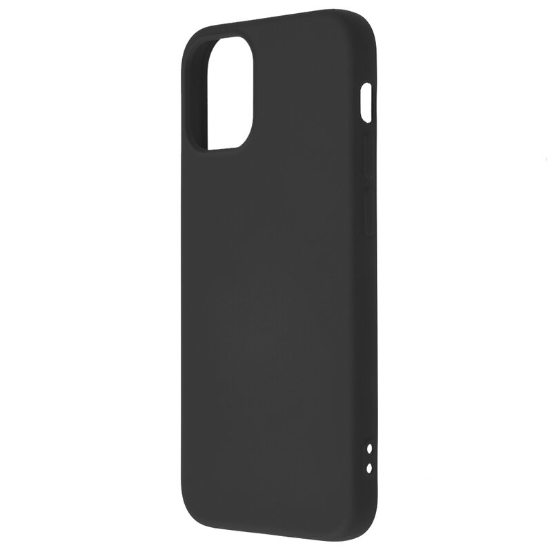 Husa iPhone 12 mini Mobster SoftTouch Lite - Negru