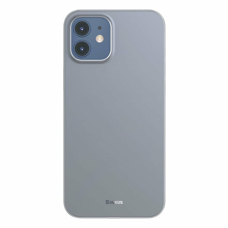 Husa iPhone 12 mini Baseus Wing Protective Case - WIAPIPH54N-02 - Alb