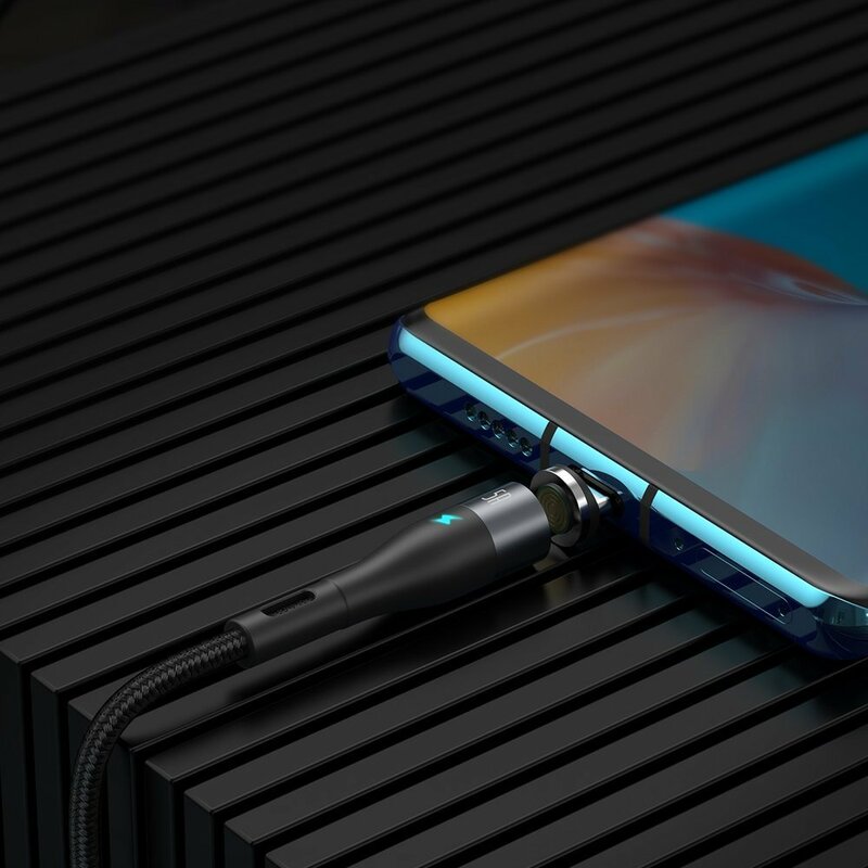 Cablu De Date Magnetic Incarcare Rapida Type-C Baseus 5A 1m - CATXC-NG1 - Negru