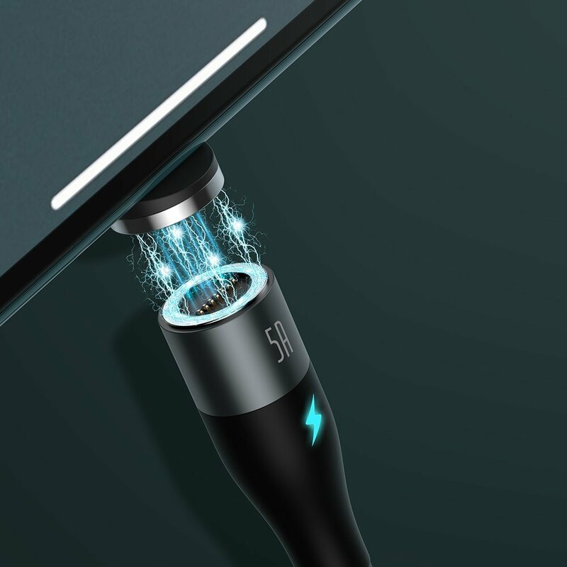 Cablu De Date 3in1 Micro-USB, Type-C, Lightning Baseus 5A 1m - CA1T3-BG1 - Negru