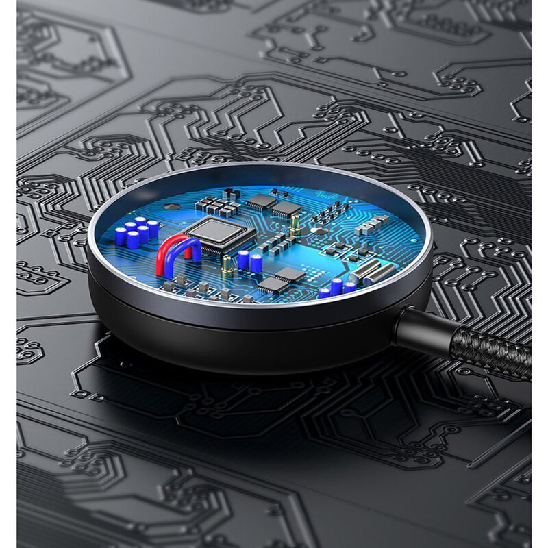 Cablu De Date Type-C Incarcare Wireless Huawei Watch Baseus 5A 1.5m - CA1T2-91 - Negru/Rosu