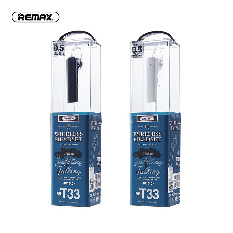 Casca Bluetooth Universala Wireless Remax RB-T33 Cu Microfon - Alb 