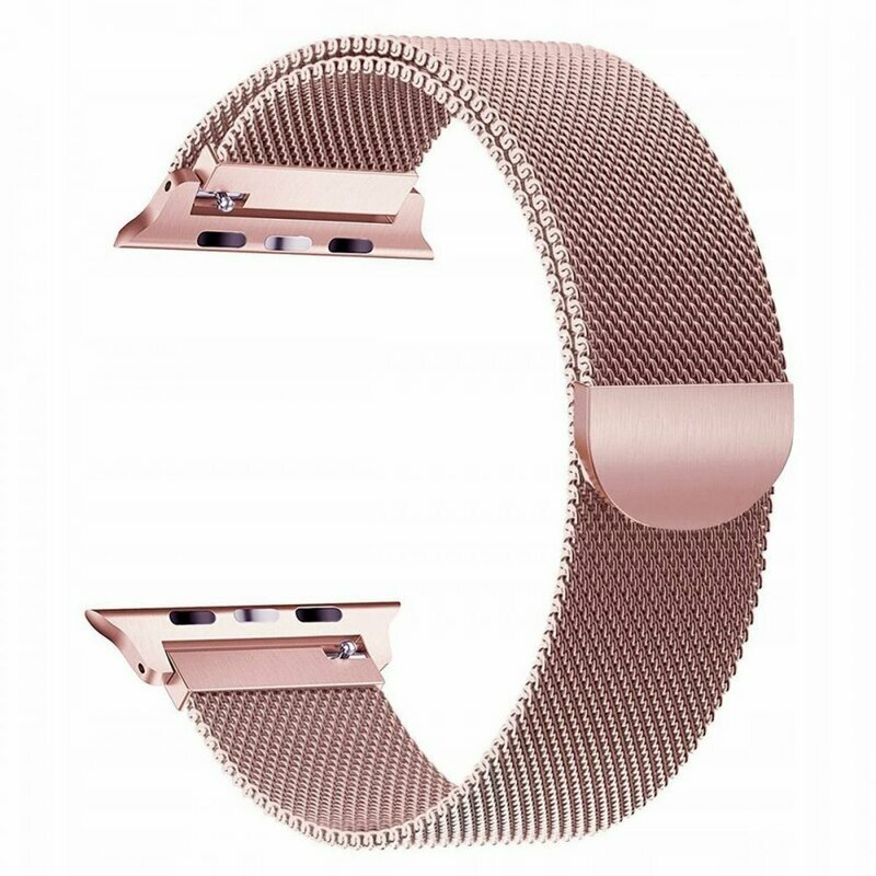 Curea Apple Watch SE 40mm Tech-Protect Milaneseband - Blush Gold