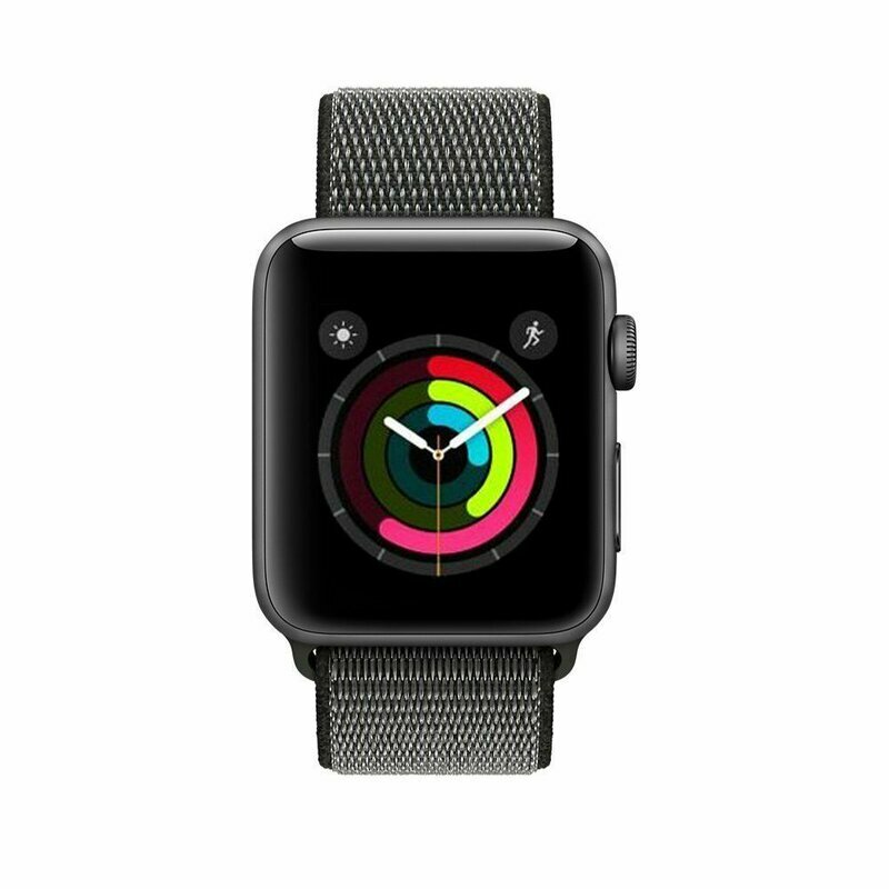 Curea Apple Watch SE 44mm Tech-Protect Nylon - Dark Olive
