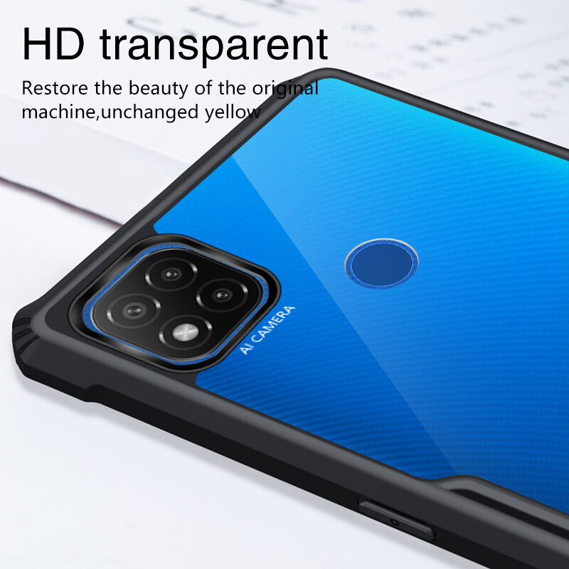 Husa Xiaomi Redmi 9C NFC Mobster Up Fusion  Transparenta - Negru