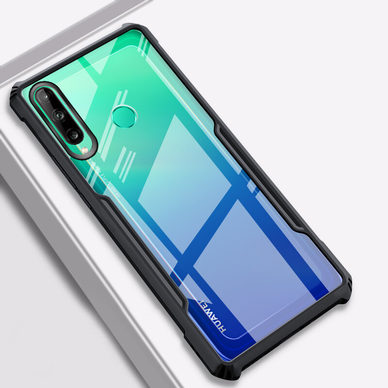 Husa Huawei P40 Lite E Mobster Up Fusion  Transparenta - Negru