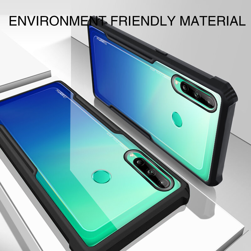 Husa Huawei P40 Lite E Mobster Up Fusion  Transparenta - Negru