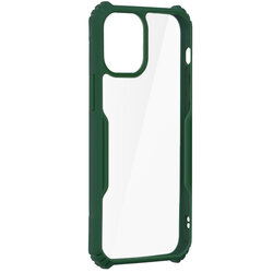 Husa iPhone 12 mini Blade Acrylic Transparenta - Verde