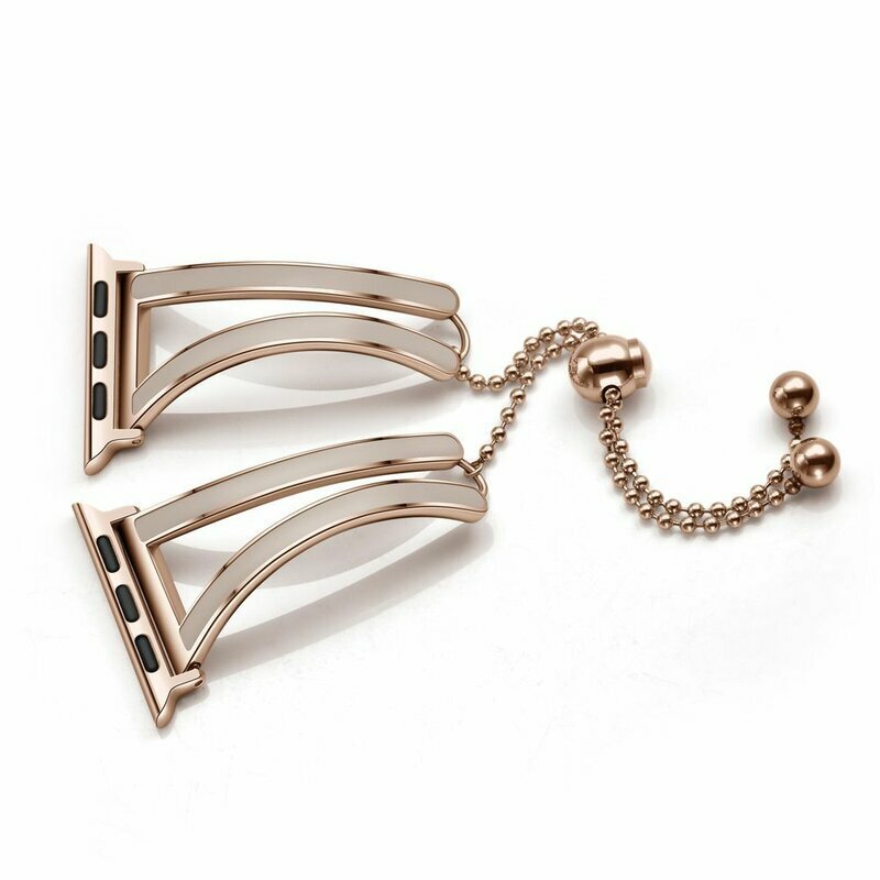 Curea Apple Watch 6 44mm Tech-Protect Chainband - Auriu