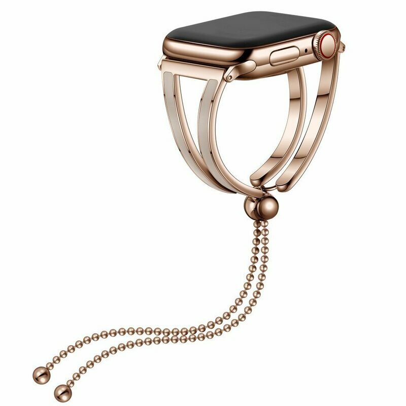 Curea Apple Watch 6 44mm Tech-Protect Chainband - Auriu