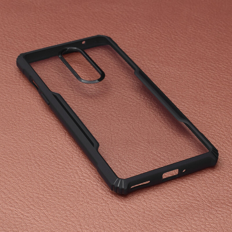 Husa OnePlus 8 Blade Acrylic Transparenta - Negru