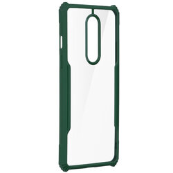 Husa OnePlus 8 Blade Acrylic Transparenta - Verde
