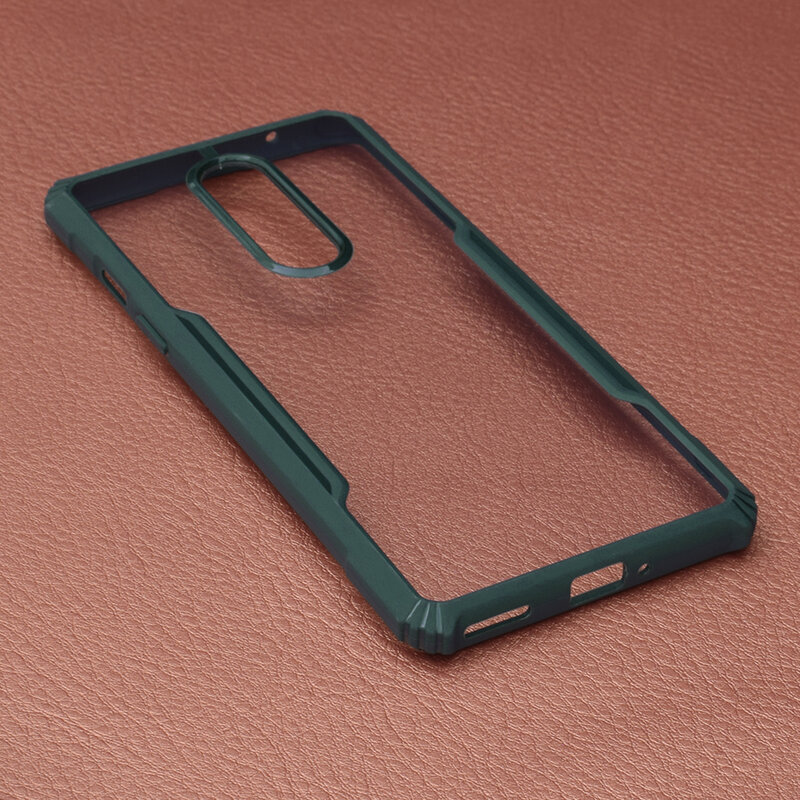Husa OnePlus 8 Blade Acrylic Transparenta - Verde