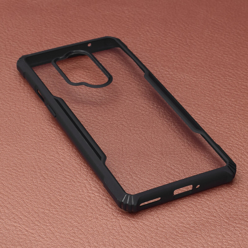 Husa OnePlus 8 Pro Blade Acrylic Transparenta - Negru