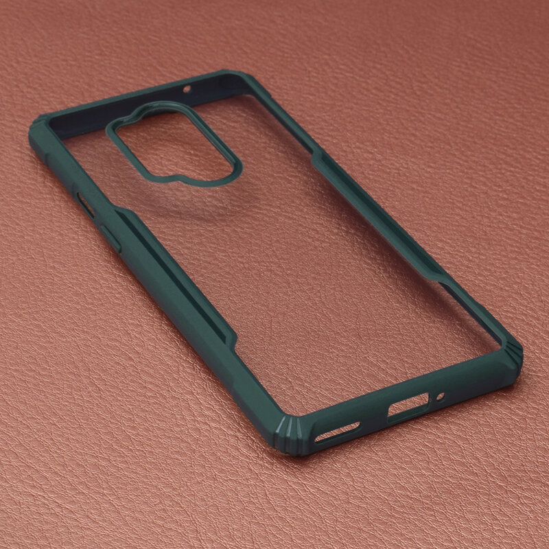 Husa OnePlus 8 Pro Blade Acrylic Transparenta - Verde