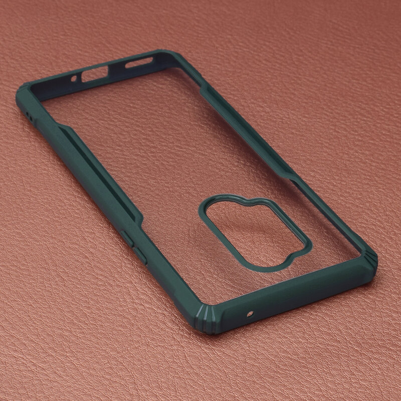 Husa OnePlus 8 Pro Blade Acrylic Transparenta - Verde