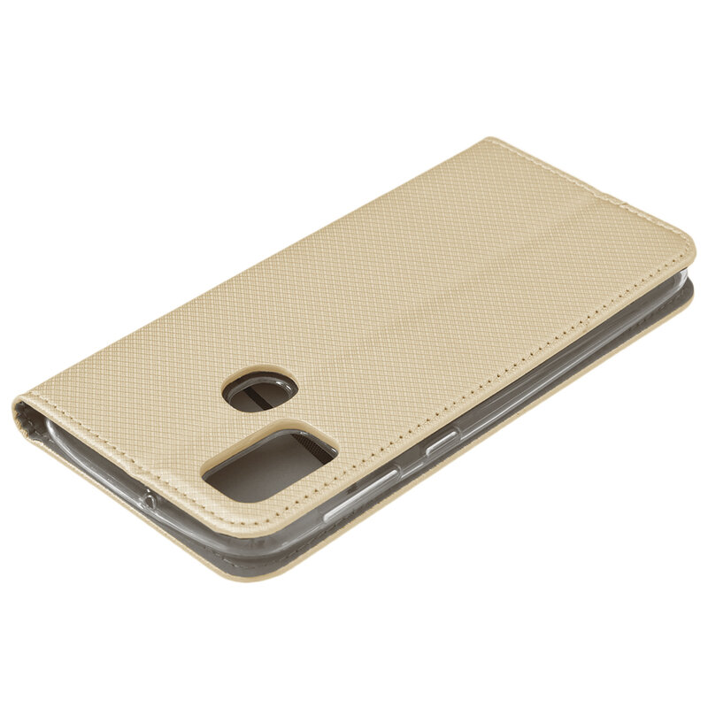 Husa Smart Book Samsung Galaxy M30s Flip - Auriu