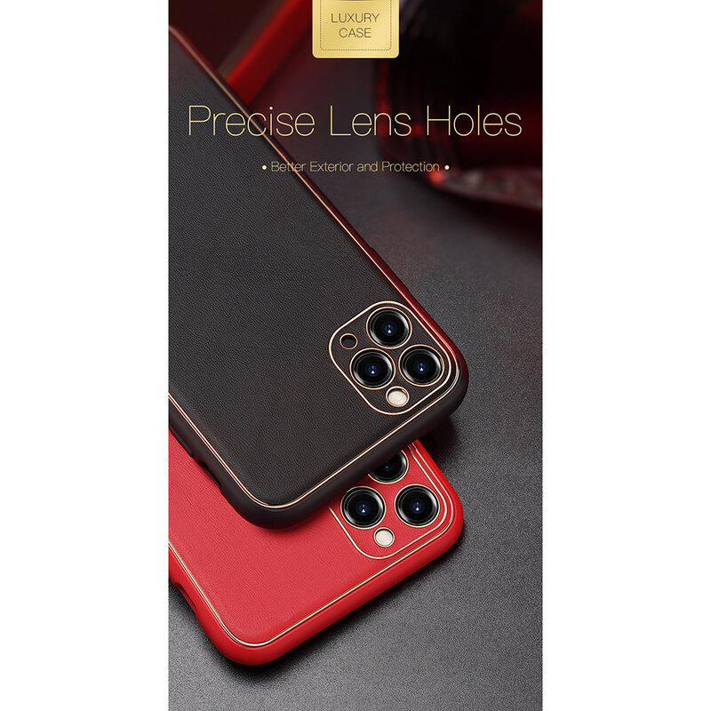 Husa iPhone 11 Pro Max Dux Ducis Yolo Din Piele Ecologica - Rosu