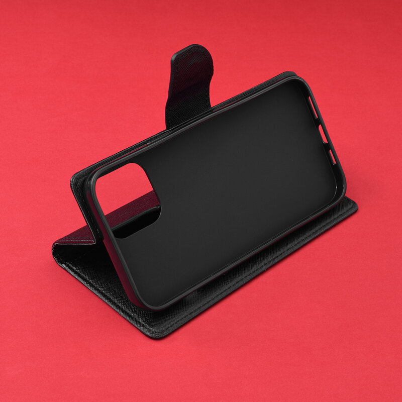 Husa iPhone 12 Flip MyFancy - Negru