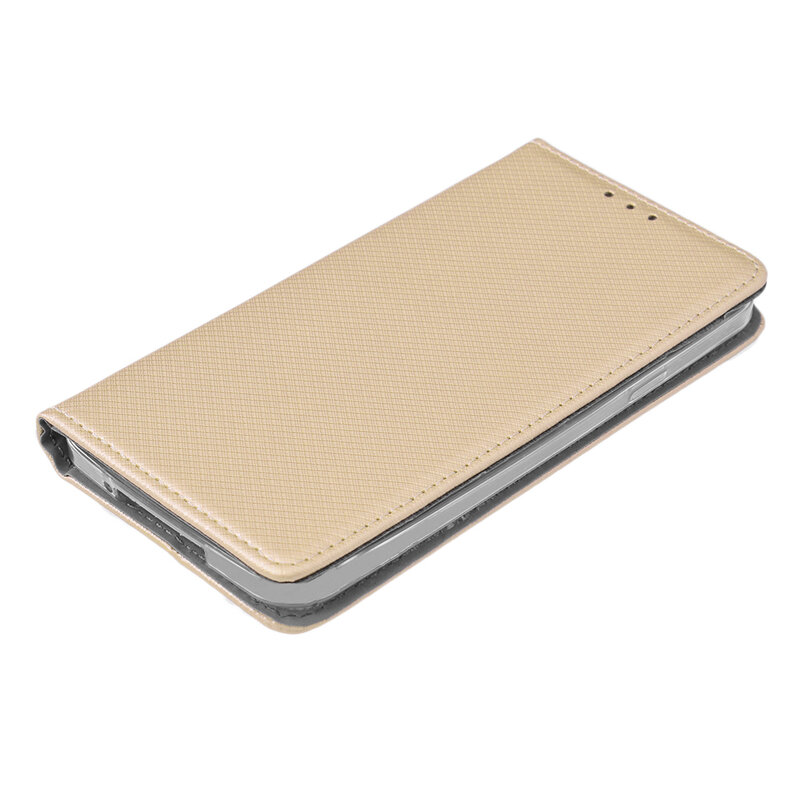 Husa Smart Book Samsung Galaxy S5 G900 Flip Auriu