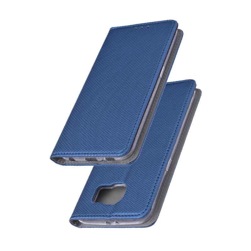 Husa Smart Book Samsung Galaxy S6 G920 Flip Albastra