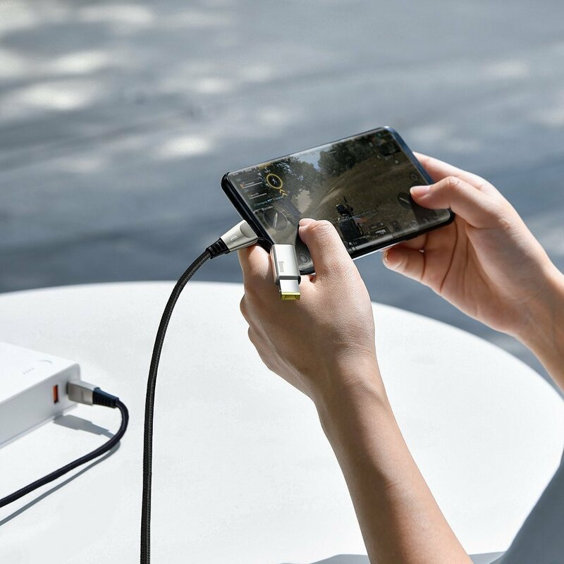 Cablu De Date Laptop Lenovo Type C/C+DC Baseus 100W 5A 2m - CA1T2-B01 - Negru