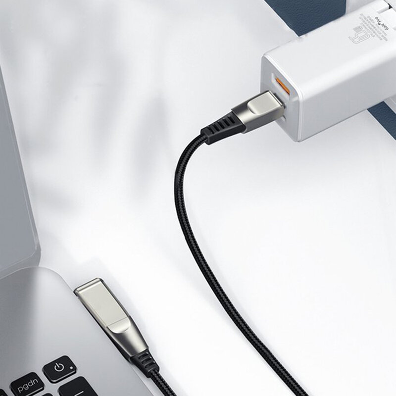 Cablu De Date Laptop Lenovo Type C/C+DC Baseus 100W 5A 2m - CA1T2-B01 - Negru