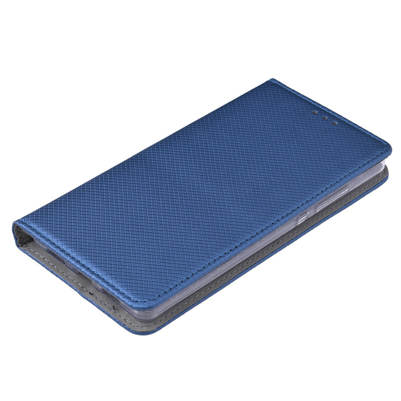 Husa Smart Book Huawei P8 Lite Flip Albastru