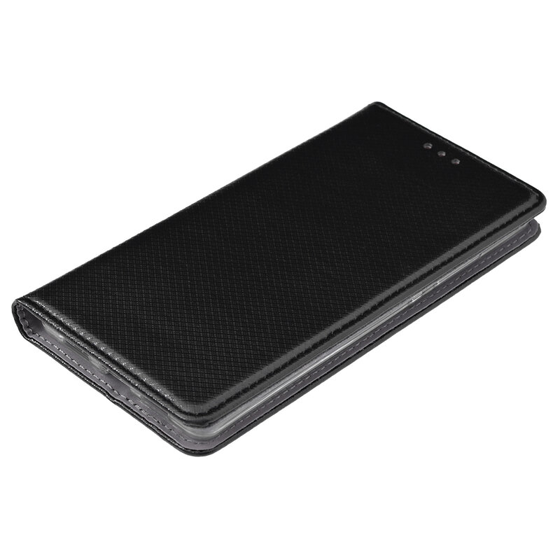 Husa Smart Book Huawei P8 Lite Flip Negru