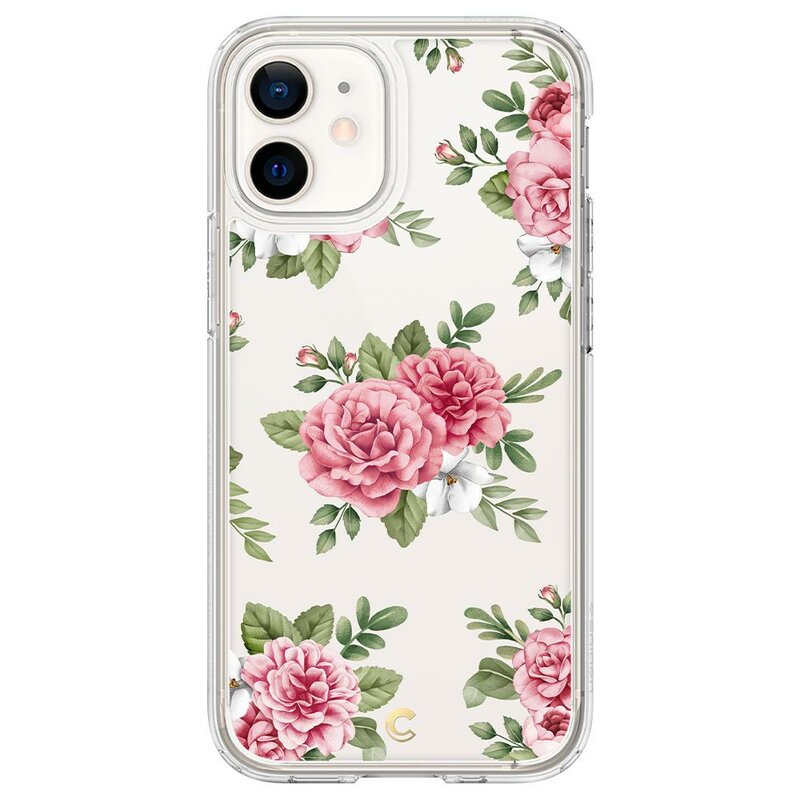 Husa iPhone 12 Spigen Ciel by Cyrill Cecile - Pink Floral