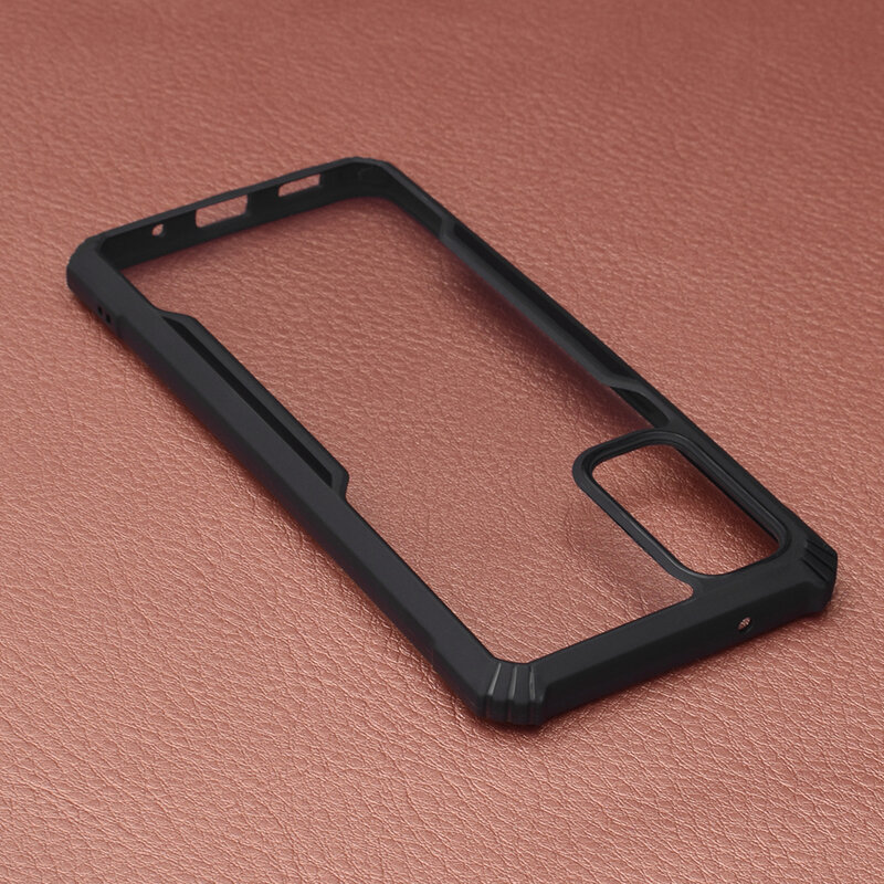 Husa Samsung Galaxy S20 5G Blade Acrylic Transparenta - Negru