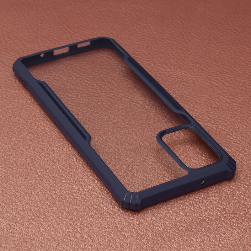 Husa Samsung Galaxy S20 Plus Blade Acrylic Transparenta - Albastru