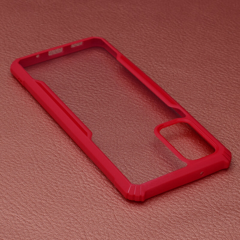 Husa Samsung Galaxy S20 Plus Blade Acrylic Transparenta - Rosu