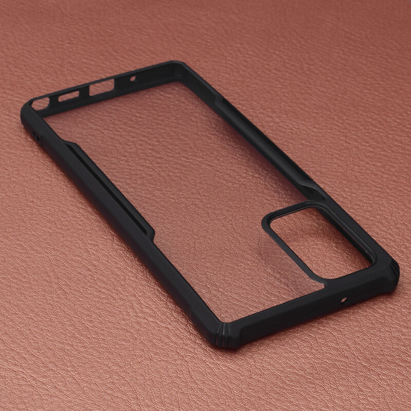 Husa Samsung Galaxy Note 20 Blade Acrylic Transparenta - Negru