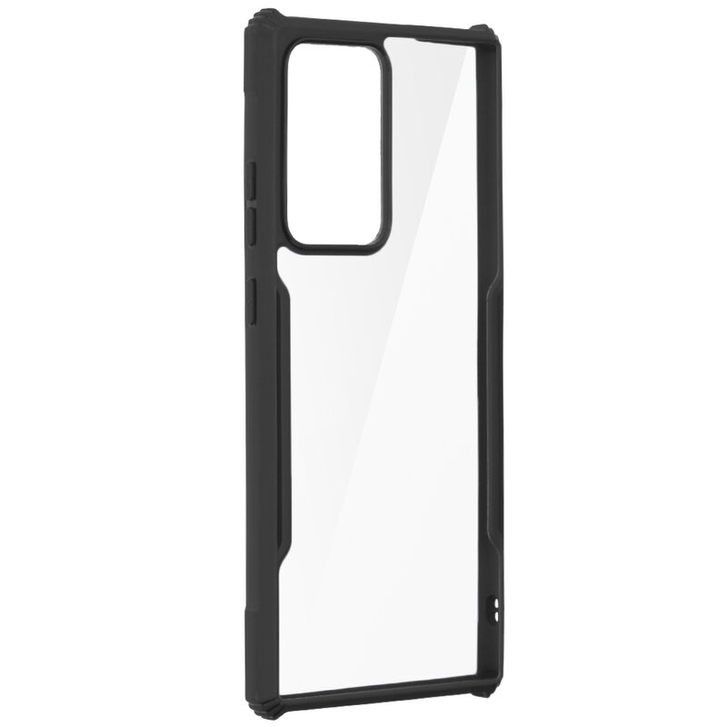 Husa Samsung Galaxy Note 20 Ultra 5G Blade Acrylic Transparenta - Negru