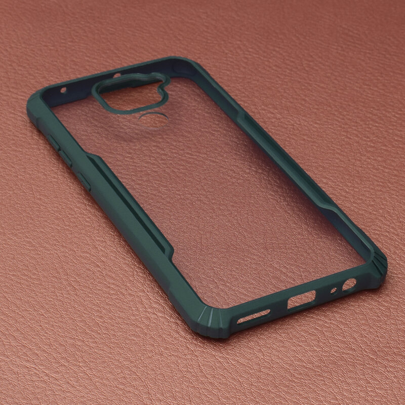 Husa Xiaomi Redmi Note 9 Blade Acrylic Transparenta - Verde