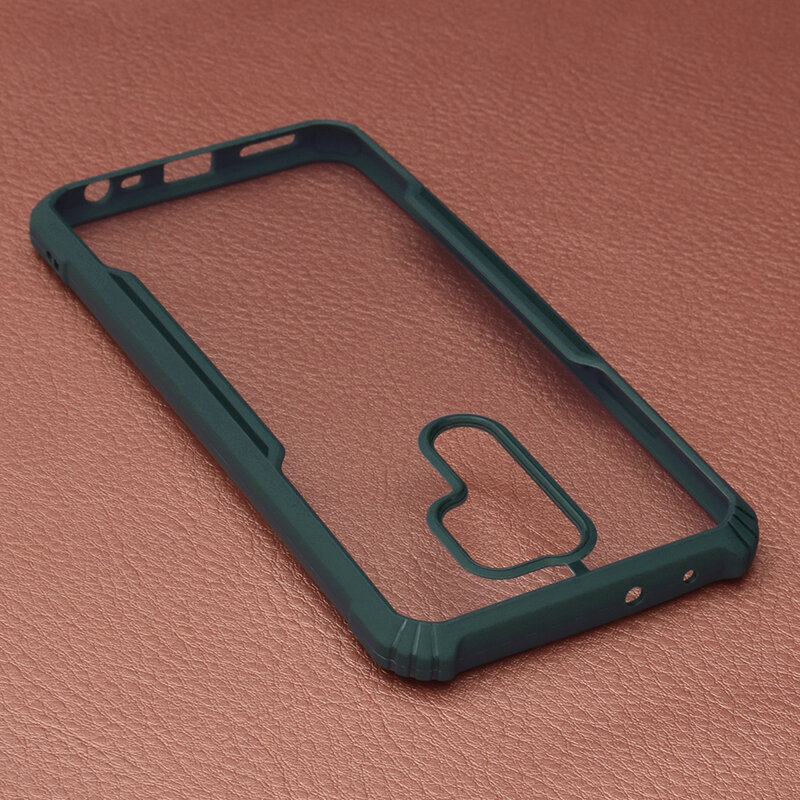 Husa Xiaomi Redmi 9 Blade Acrylic Transparenta - Verde