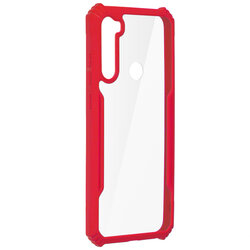 Husa Xiaomi Redmi Note 8T Blade Acrylic Transparenta - Rosu