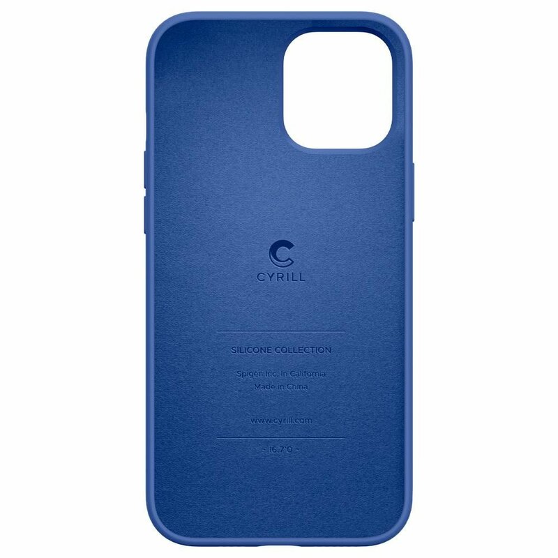 Husa iPhone 12 Pro Max Spigen Ciel by Cyrill Silicone - Linen Blue
