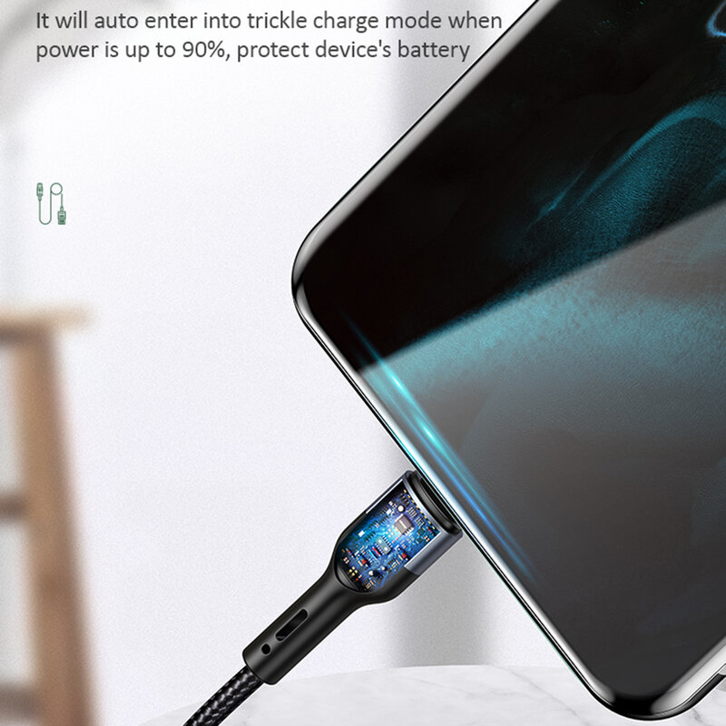 Cablu date Type-C incarcare rapida Usams U55, 2A, 1m, negru