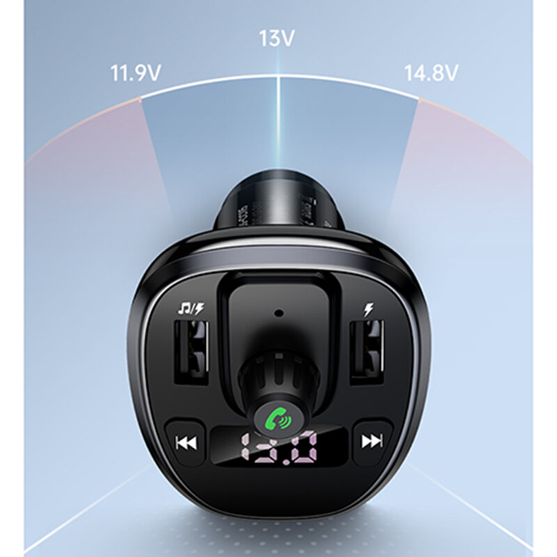 Incarcator auto 2x USB Usams C21, modulator FM, US-CC115