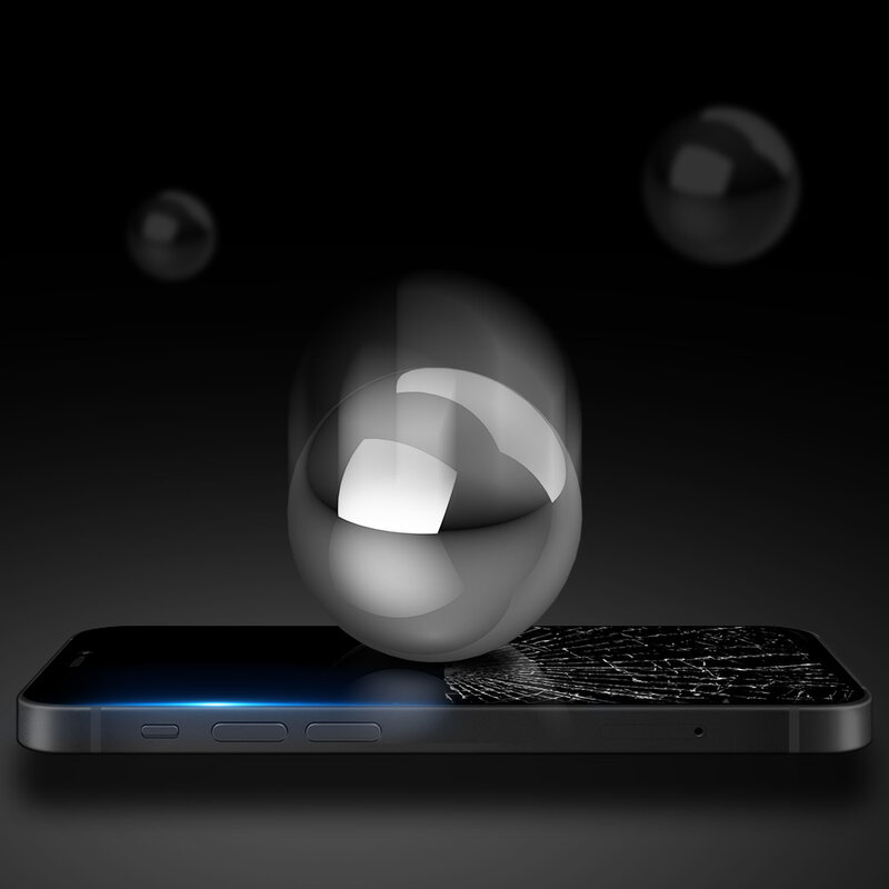 Folie Sticla iPhone 12 Dux Ducis Tempered Glass - Negru