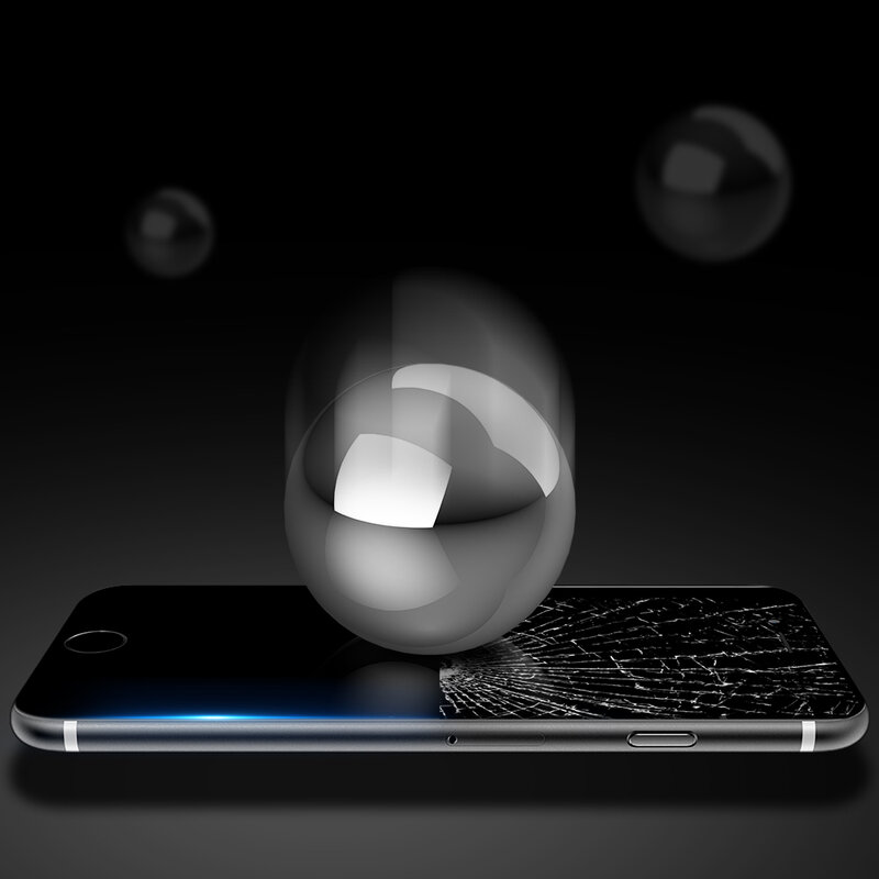 Folie Sticla iPhone 7 Plus Dux Ducis Tempered Glass - Negru