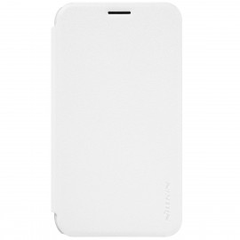 Husa Samsung Galaxy J1 2016 NILLKIN Sparkle Flip Alb