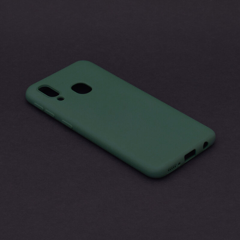Husa Samsung Galaxy A40 Mobster SoftTouch Lite - Verde Inchis