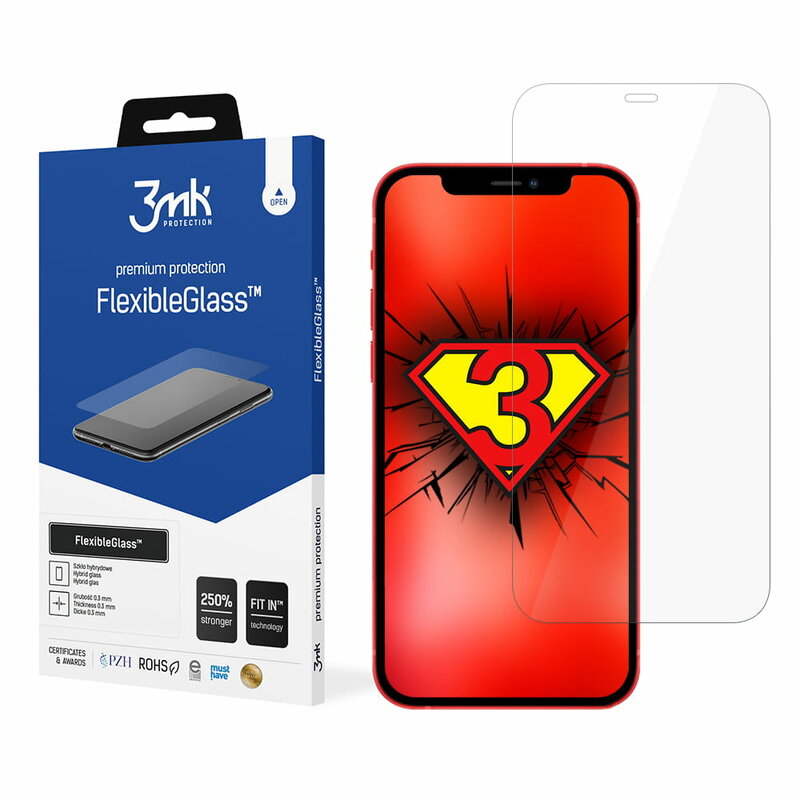 Folie iPhone 12 mini 3MK Flexible Glass - Clear